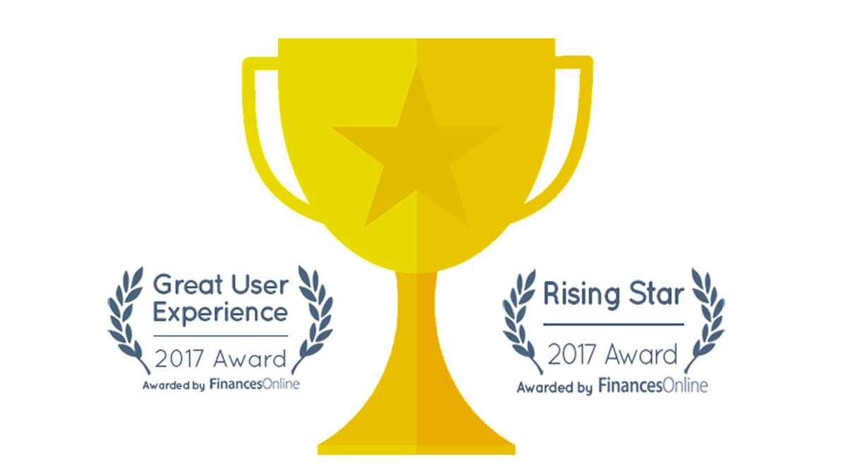 iGMS wins 2017 Rising Star and Great User Experience awards from FinancesOnline