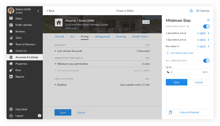 short-term rental pricing