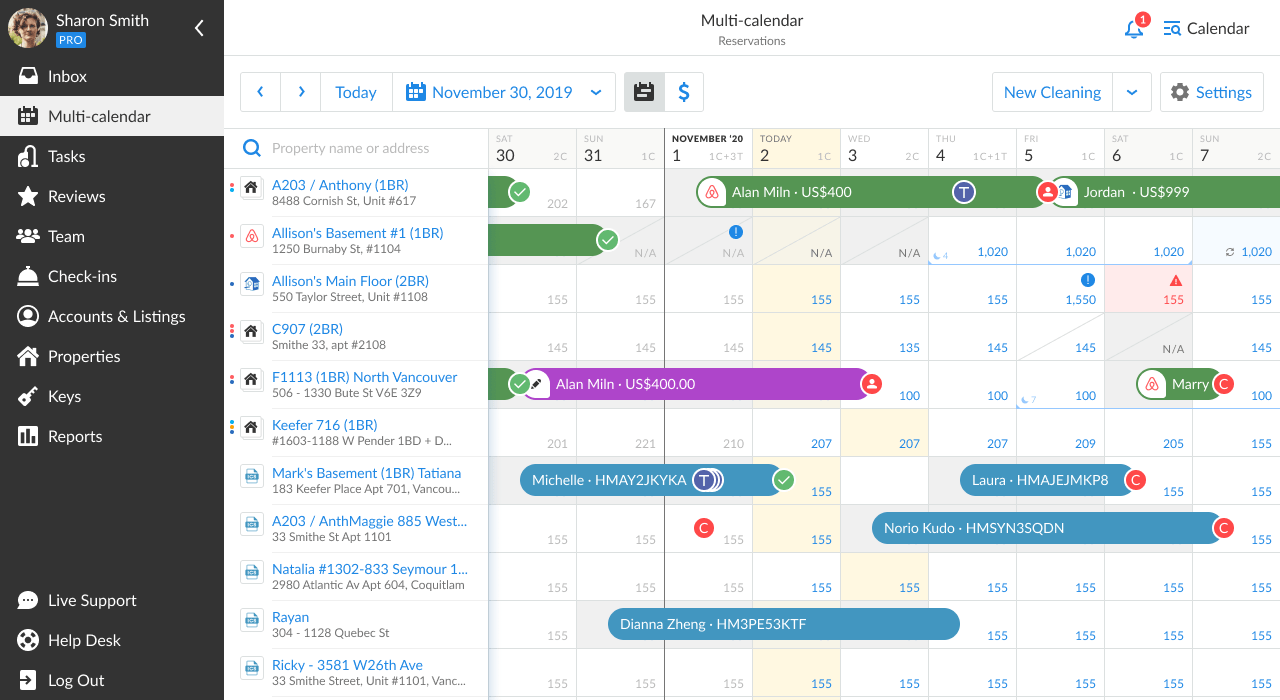 iGMS Multicalendar new design