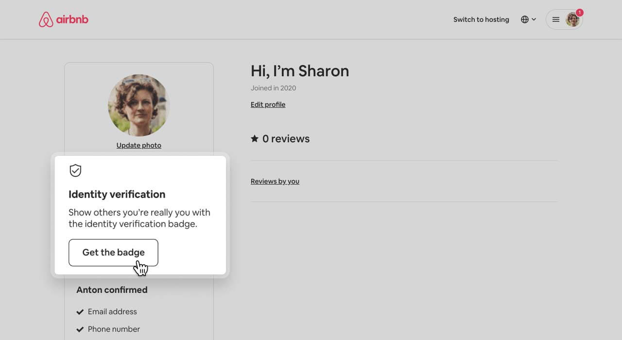 Airbnb ID verification