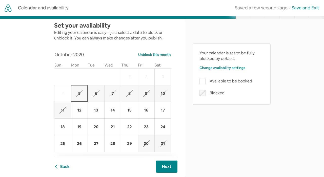 Airbnb availability