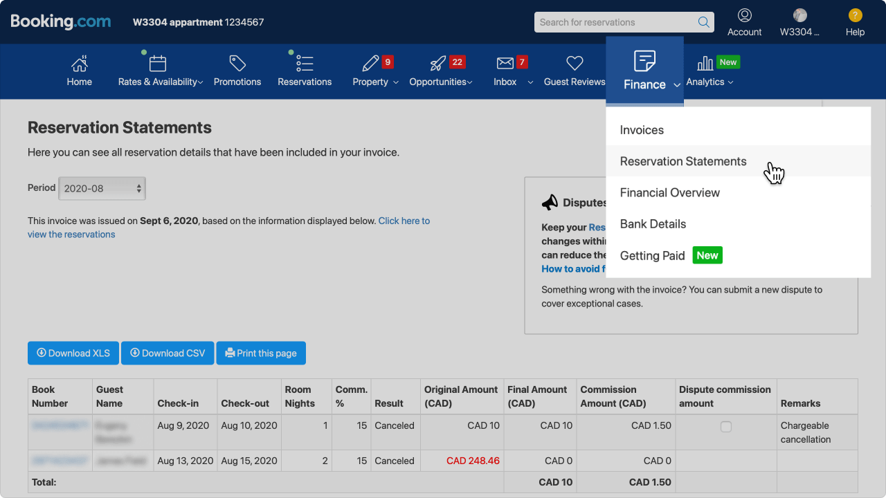 booking.com fees for hosts