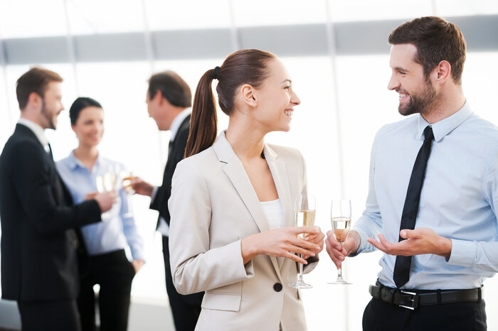 business people networking at vacation rental industry events